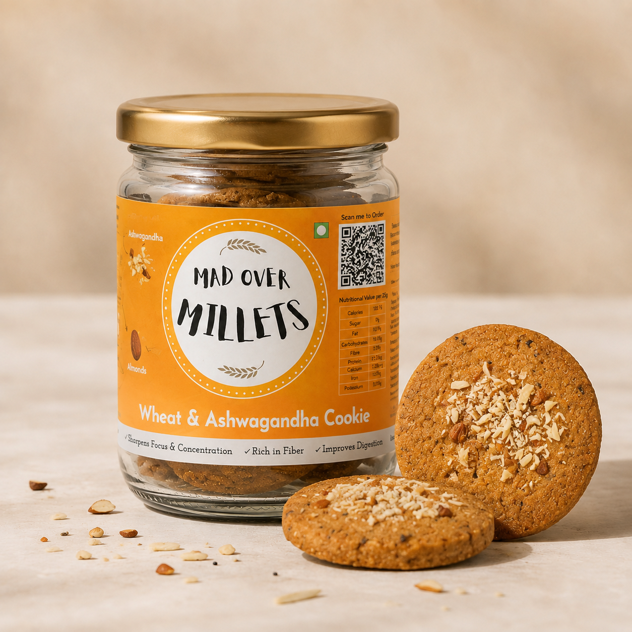 wheat and aswagandha